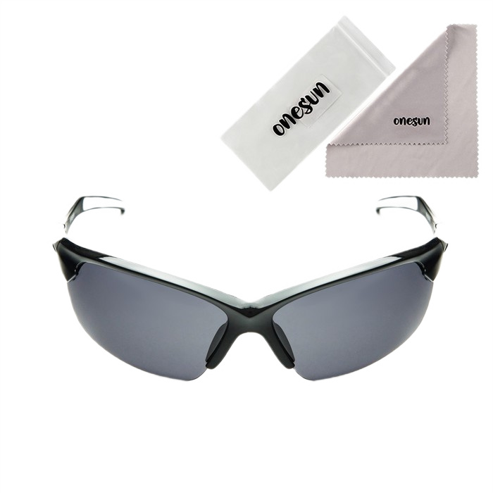 очки солнцезащитные спортивные onesun, uv 400, дужка 13см, ширина 15см, линза 4х7,2см