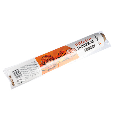 рыжий пленка пищевая пэ в пленке 30см x 20м, 6 мкм