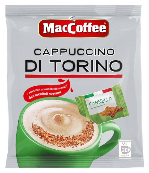 напиток кофейный маккофе cappuccino di torino с корицей 25,5г