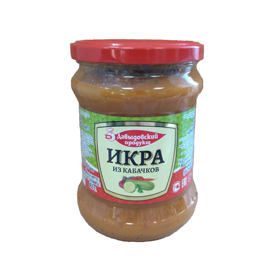 икра из кабачков давыдовский продукт гост2654-2017 в/с твист 460г/6шт