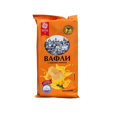 вафли на сорбите апельсиновые вереск 0,1кг