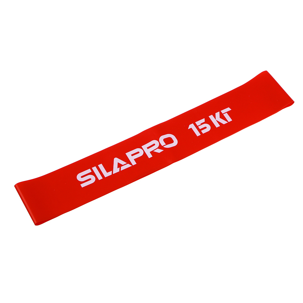 silapro фитнес-резинка, 30х5х0.07 см, нагрузка 15 кг, латекс