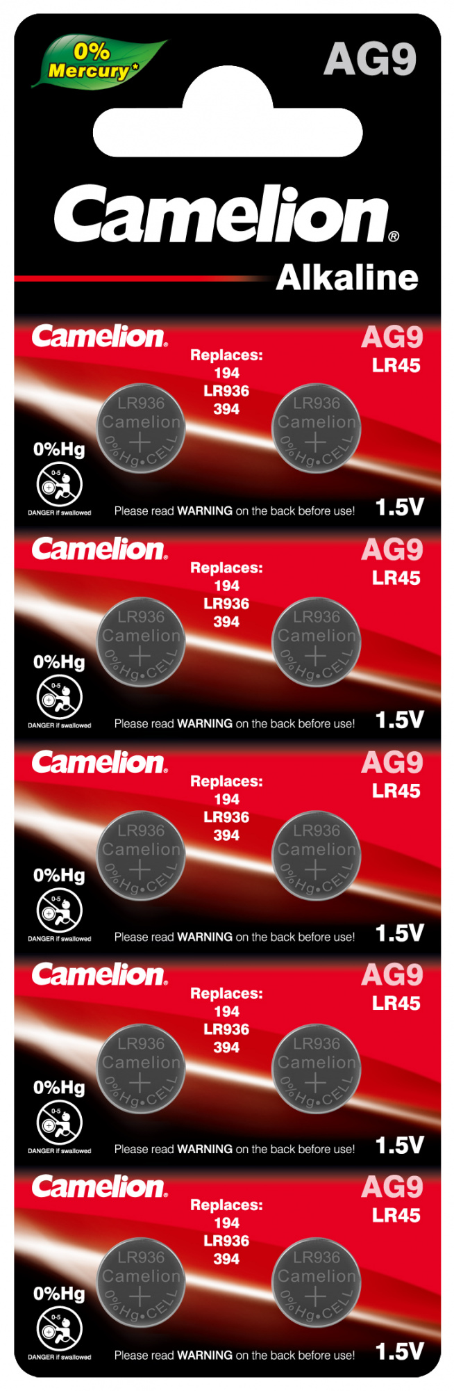 э/п camelion  g09 (lr936)  bl10 1шт