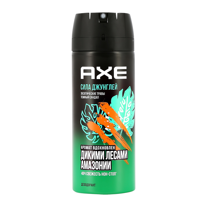 дезодорант-аэрозоль мужской axe сила джунглей 150мл