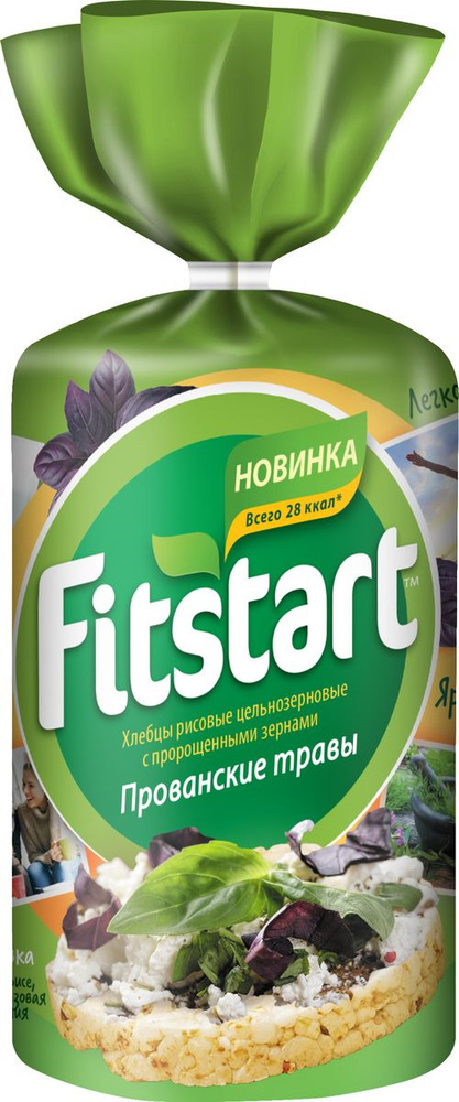 хлебцы рисовые прованские травы fitstart 90г