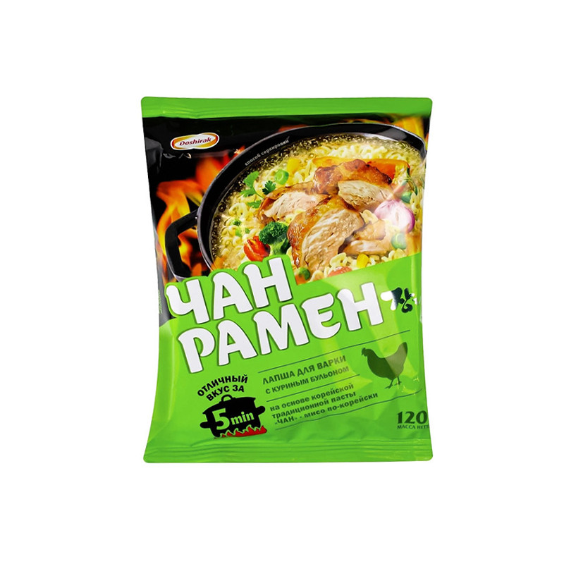 лапша доширак чан рамен со вкусом курицы 120г 