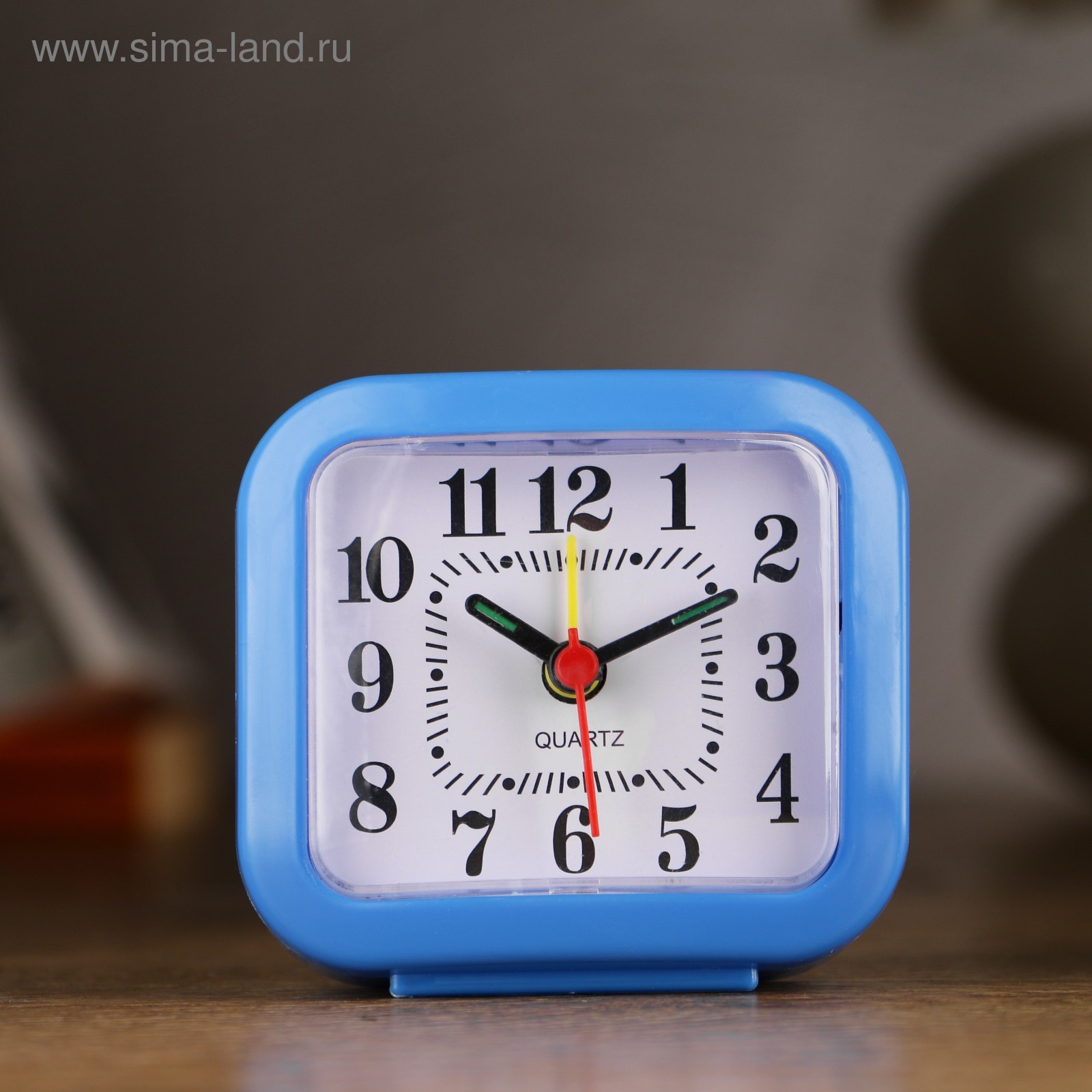 будильник "классика", дискретный ход, d=5.5 х 6.5 см, 7 х 7.5 см, микс 720725