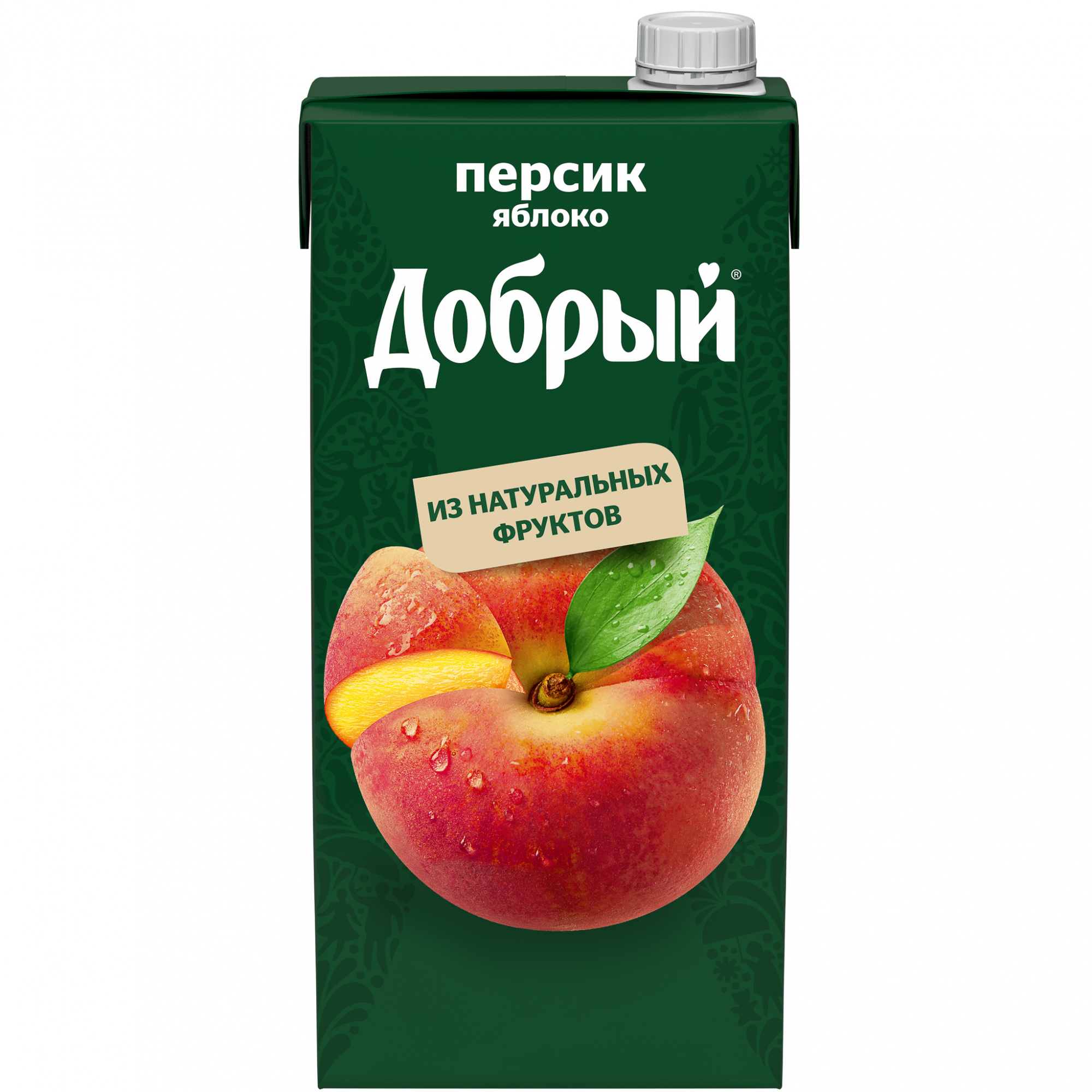 напиток сокосодержащий добрый яблоко-персик 2л