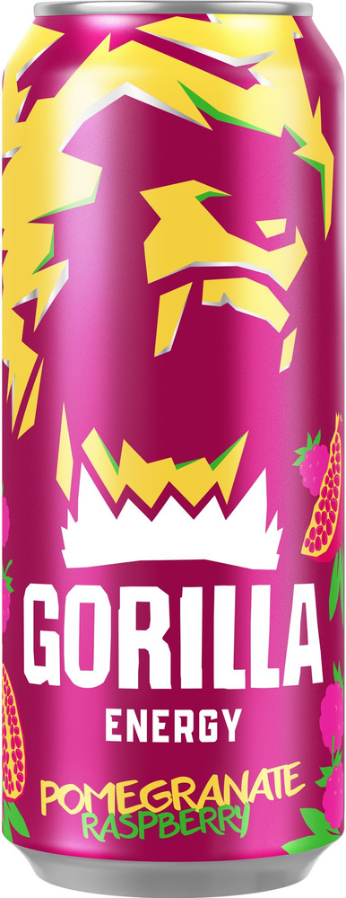 напиток gorilla pomegranate raspberry горилла гранат малина 0,45л