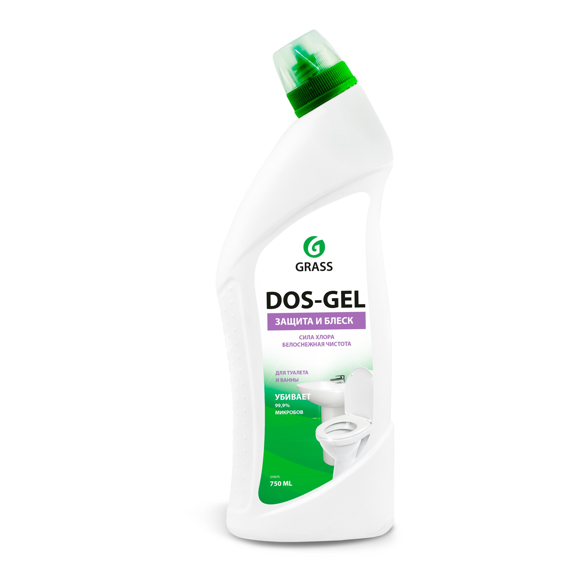дезинфицирующий чистящий гель grass prof dos-gel 750мл