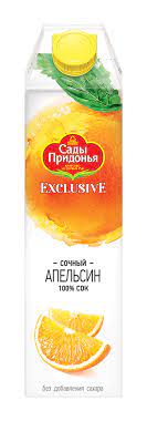 напиток сокосодержащий сады придонья exclusive апельсиновый 0,97л