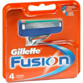 кассеты gillette fusion, 4 шт