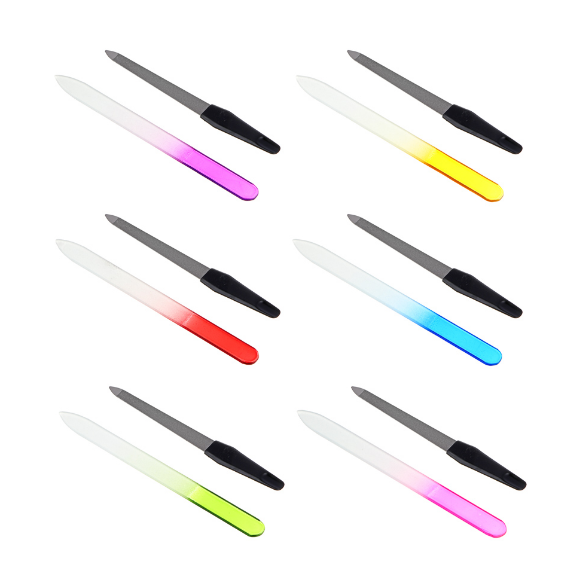 набор маникюрный 2 пр пилка металлическая и пилка стеклянная