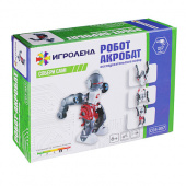конструктор робототехника игроленд "робот-акробат", пластик, 25,3x19x6,5см