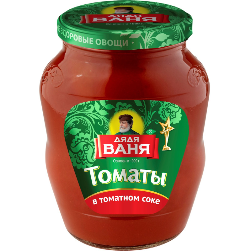 томаты неочищенные в томатном соке дядя ваня 680г