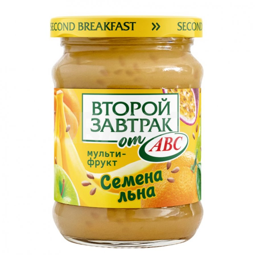 десерт фруктовый авс 250г мультифрукт с семенами льна