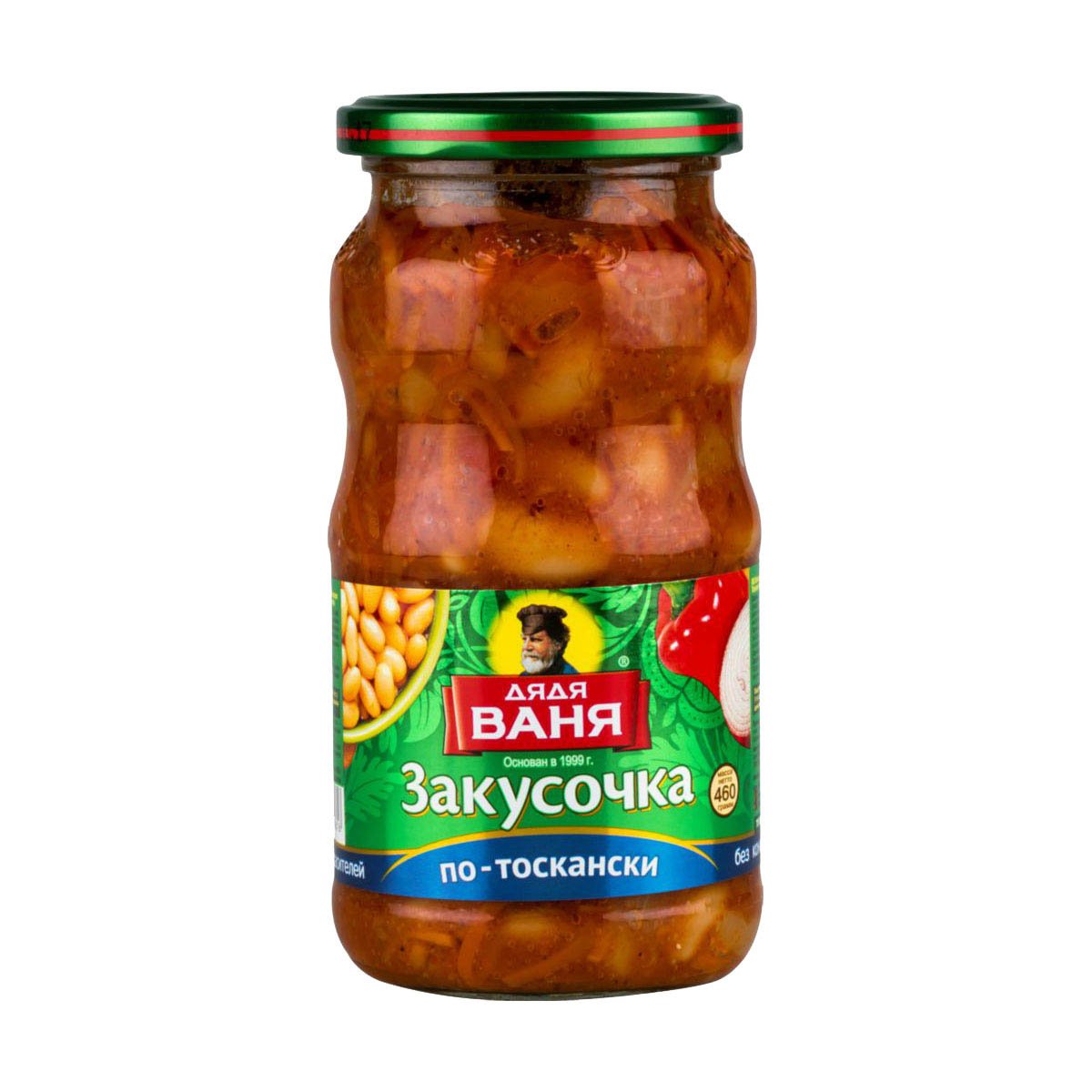 закуска тосканская с овощами дядя ваня 460г 
