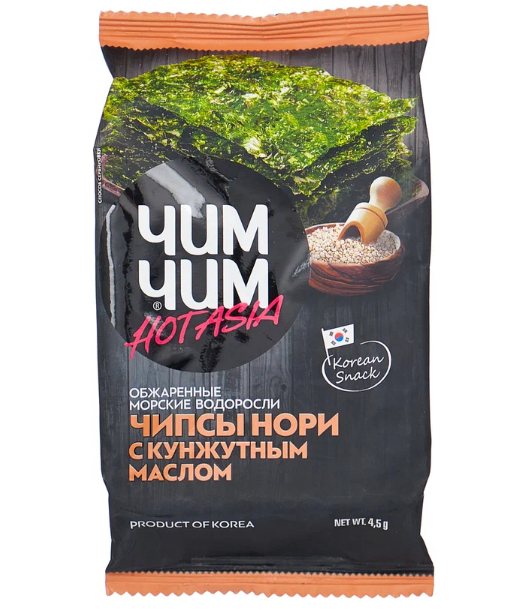 чипсы нори кунжут чимчим 4,5г/72шт