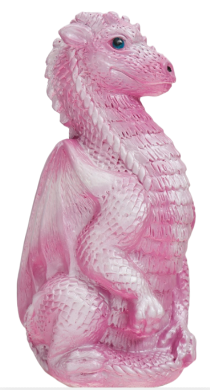 копилка дракон 25,5х12х13см, розовый