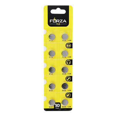 батарейки forza 10шт g13 (357)