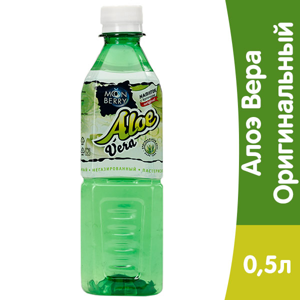 напиток с кусочками алоэ (мунберри) алоэ 0,5л по 12 шт.
