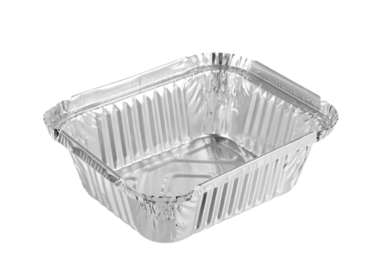 форма для запекания, алюминиевая фольга, 12,8х10,3х4см, дно 10,8х8,3см, 450 мл, l-край, r28l