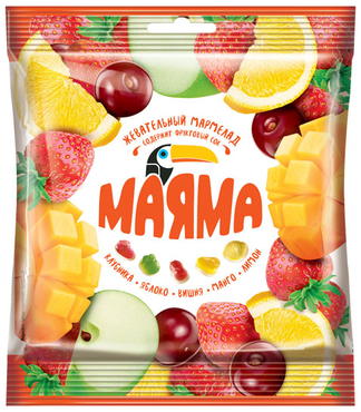 жевательный мармелад маяма со вкусом .манго 0,5 кг