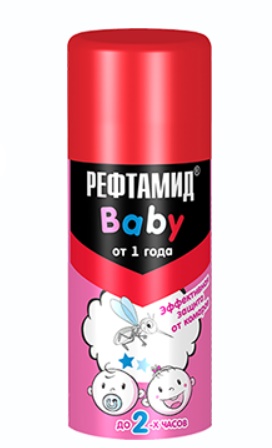 репеллент рефтамид baby от клещей и комаров 100мл (45-103)/15