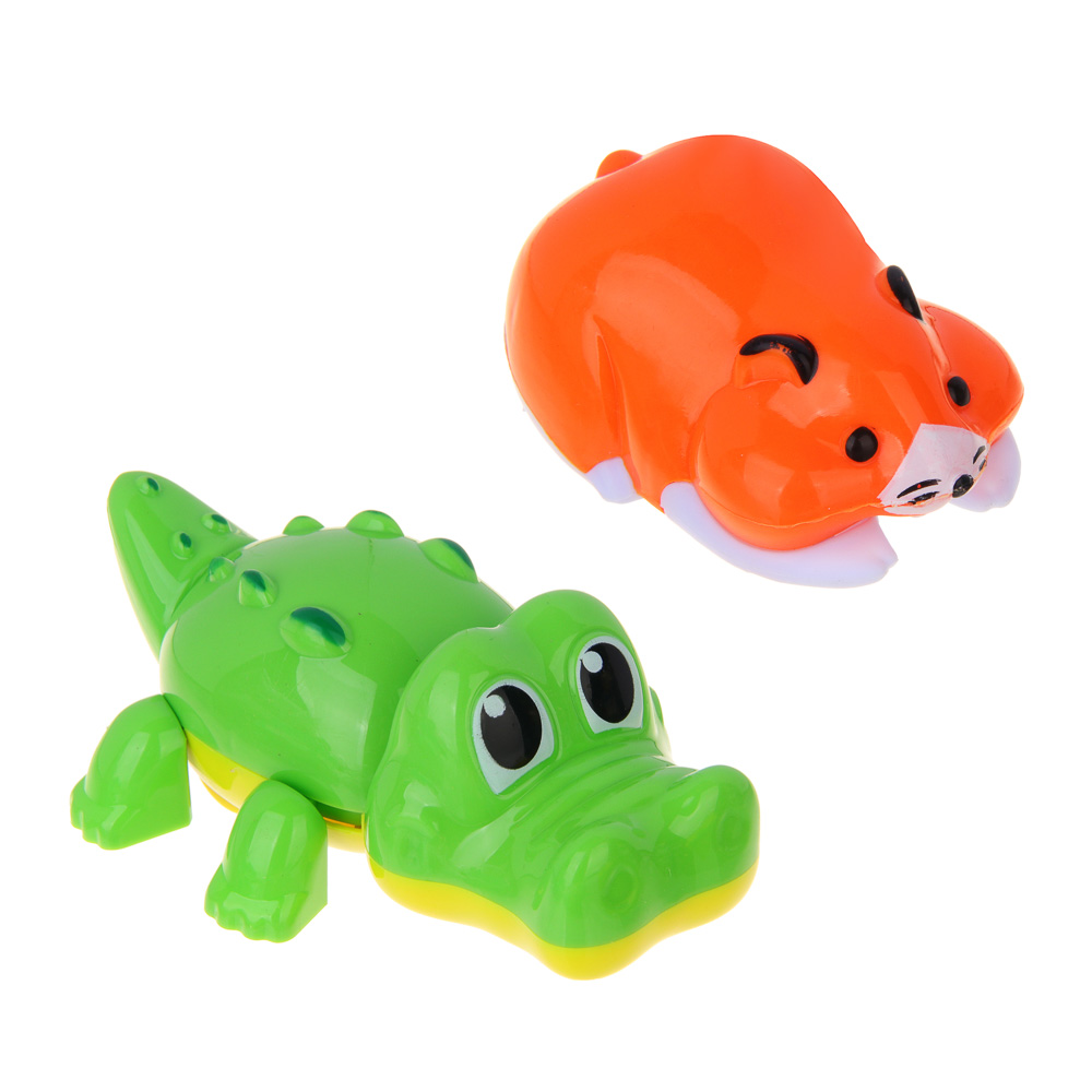 игрушка заводная игроленд в виде животного 7x4,5х4см 6диз