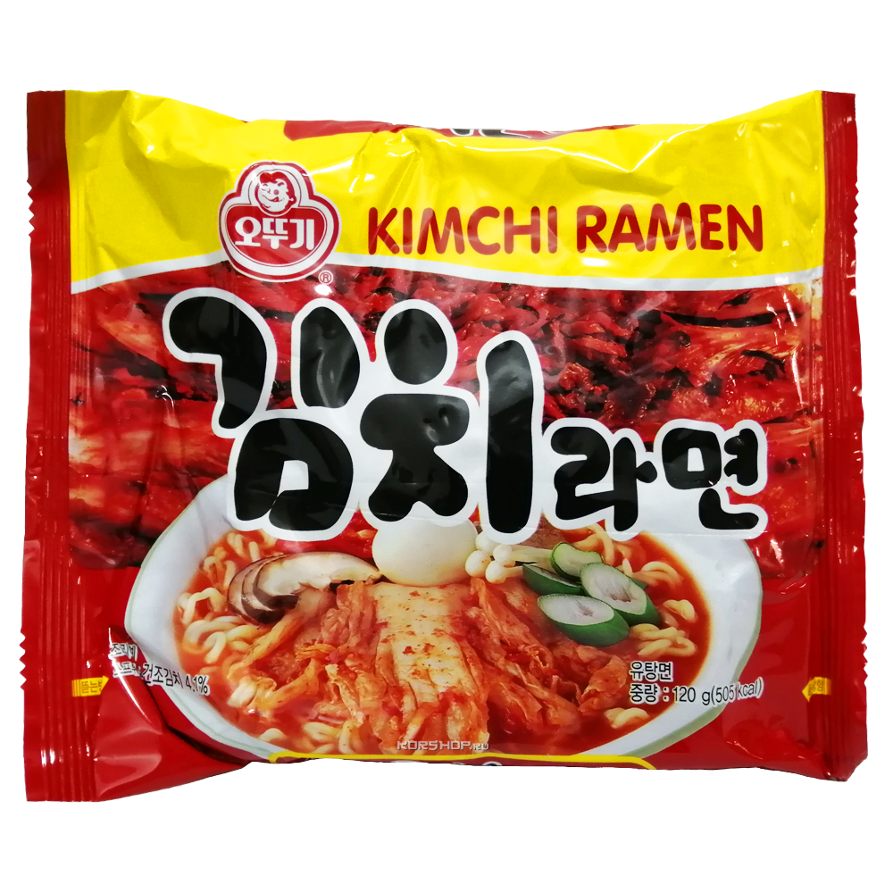 лапша оттоги кимчи рамен (со вкусом кимчи) м/п 120г*20