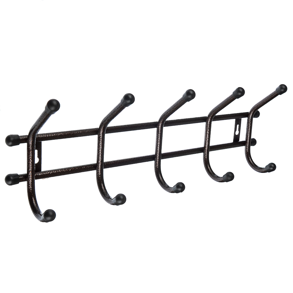 вешалка настенная "уют 5" 5 крючков, металл, медный антик, арт.вну51