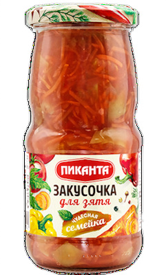 закуска овощная астраханская пиканта 460г