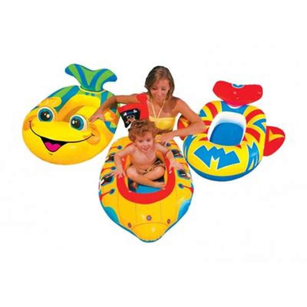 лодка детская intex для 3-6 лет, 107х69см, 3 вида, 59380