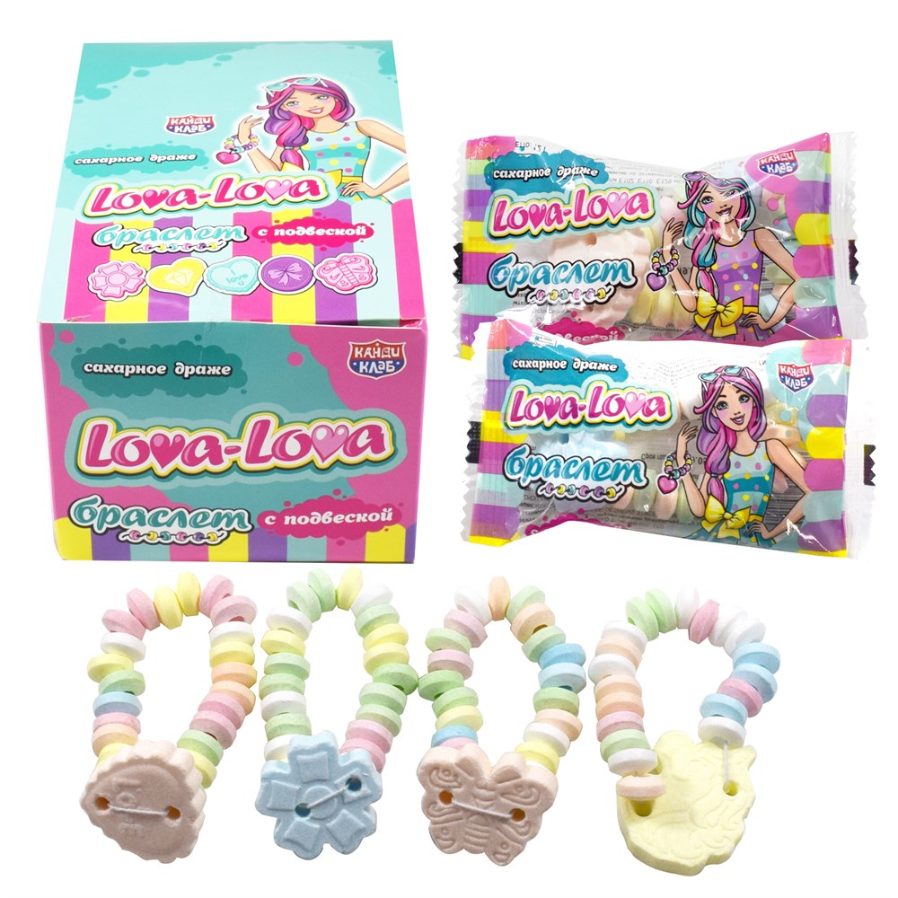 драже lova-lova браслет с подвеской12г