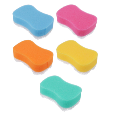 губка для тела массажная идеальная поролон-эластичный