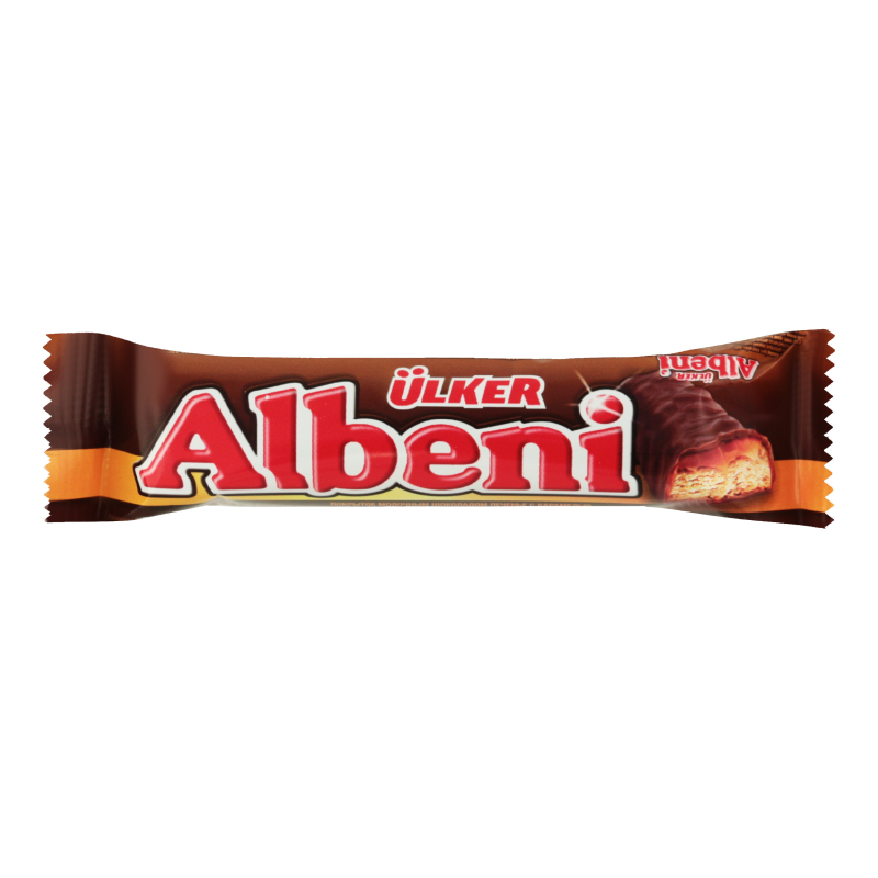 печенье albeni покрытое молочным шоколадом с карамелью 40гр