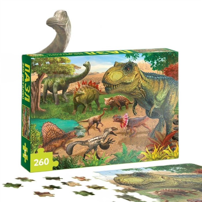 пазл эпоха динозавров 260 элементов