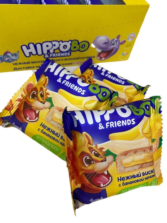 пирожное hippobo  в ассортименте  32г