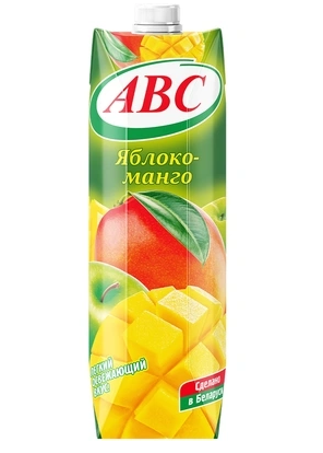 напиток сокосодержащий  авс яблочно - манговый 1л