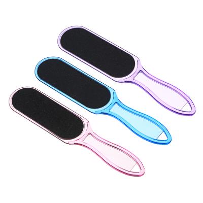 юниlook терка для ног 2-x сторонняя с абразивной поверхностью, пластик, 24,5x5,3см, 3 цвета