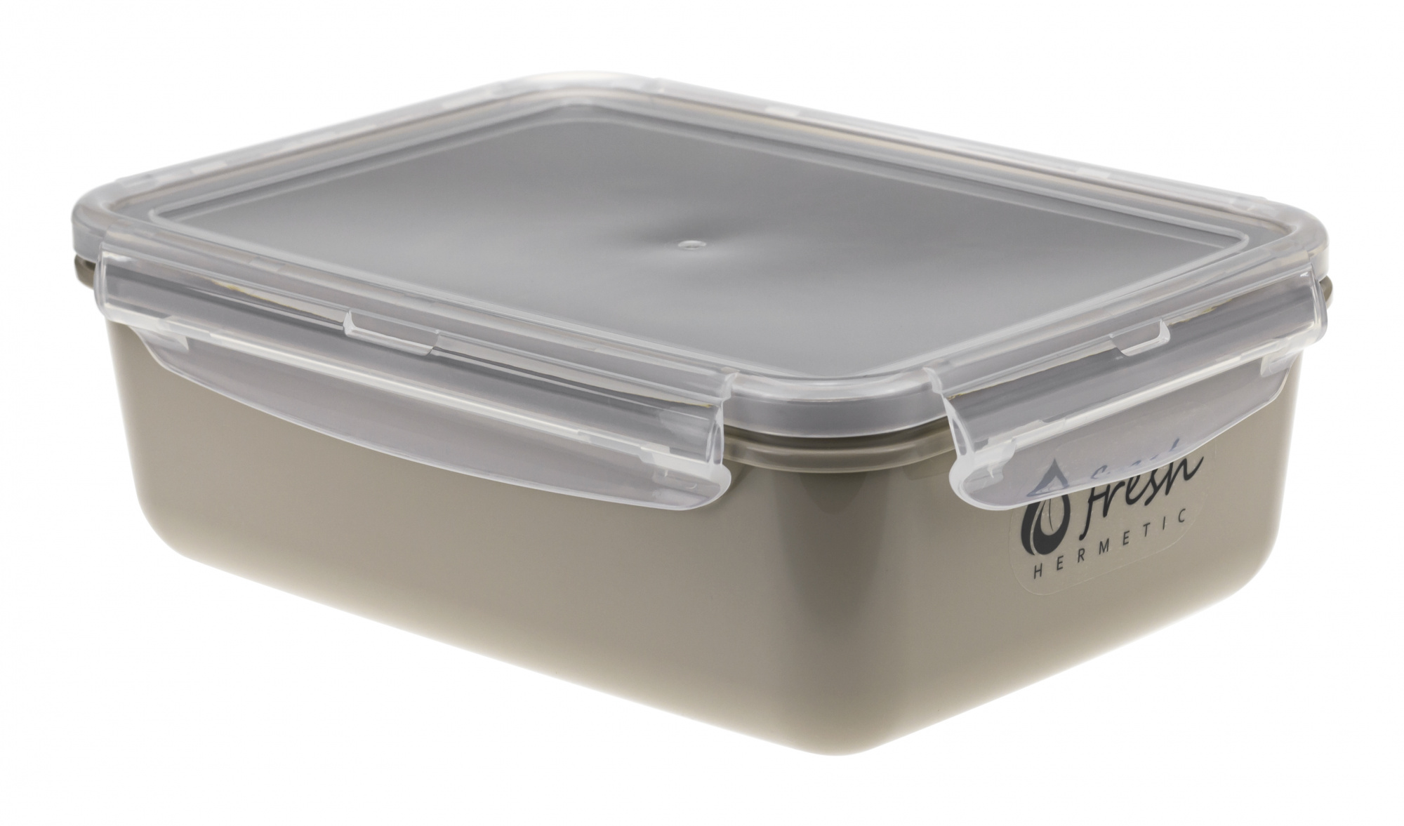 емкость для продуктов "фреш" 1,4л прямоуг. капучино (16)