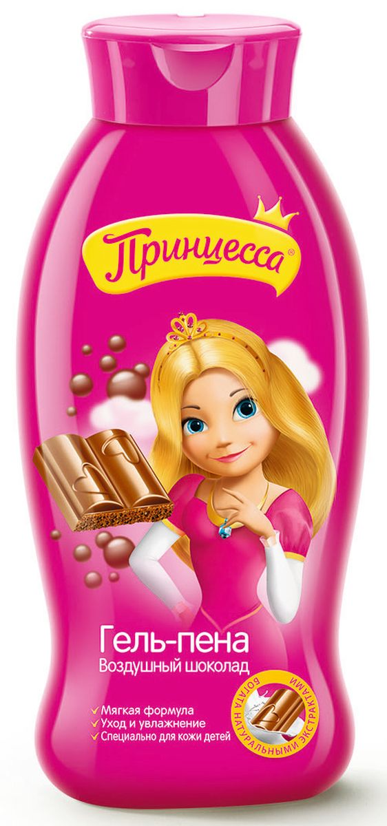 пена-гель принцесса воздушный шоколад, 400 мл
