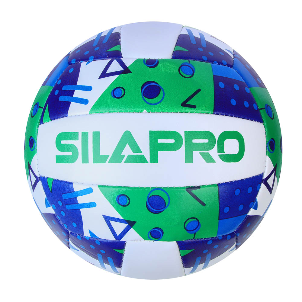 мяч волейбольный silapro 22см 5 р-р 2сл pvc2.7мм, 260г