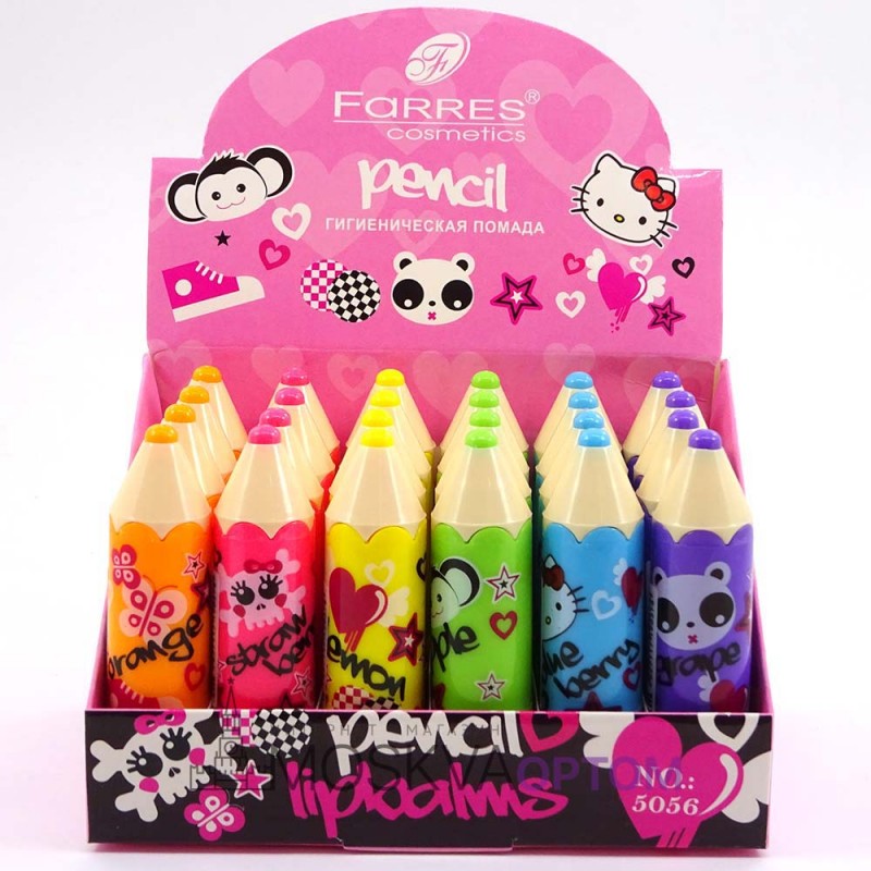 farres помада гигиеническая карандашик /  ушки в ассортименте