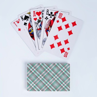 карты игральные, бумажные, 36 штук, 9x6x1 см