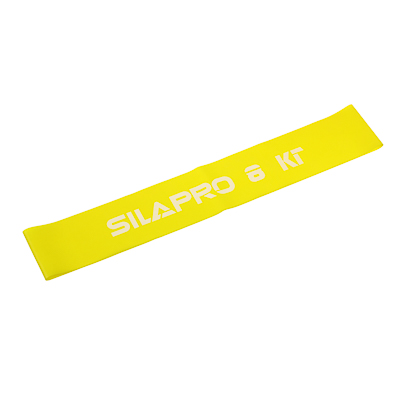 silapro фитнес-резинка, 30х5х0.03 см, нагрузка 8 кг, латекс