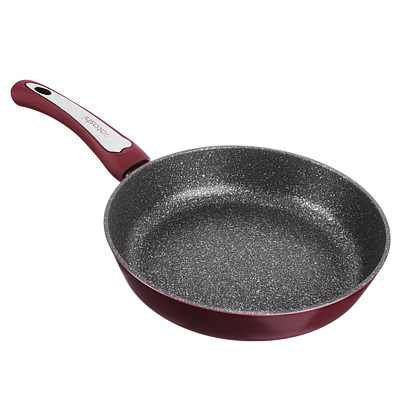 сковорода литая satoshi ла мери d=24см, антипригарное покрытие мрамор