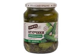 огурцы маринованные стоевъ 700г