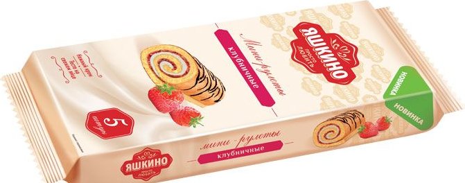 мини-рулеты яшкино 175г клубничные