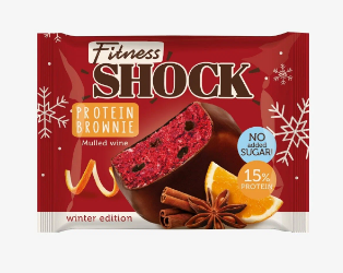 маффин протеиновый с начинкой шоколадная карамель fitnesshock 0,05кг